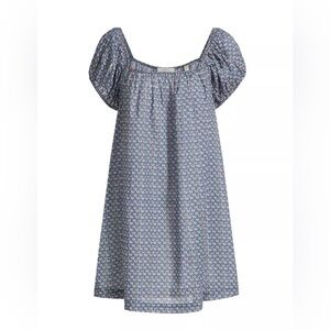 DÔEN Julie Abstract Cotton Minidress